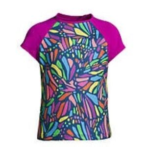 Lands’ End Rash Guard Swim Shirt Large 10/12